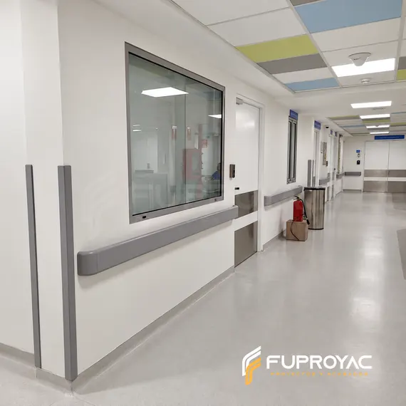 Protección hospitalaria instalada por FUPROYAC